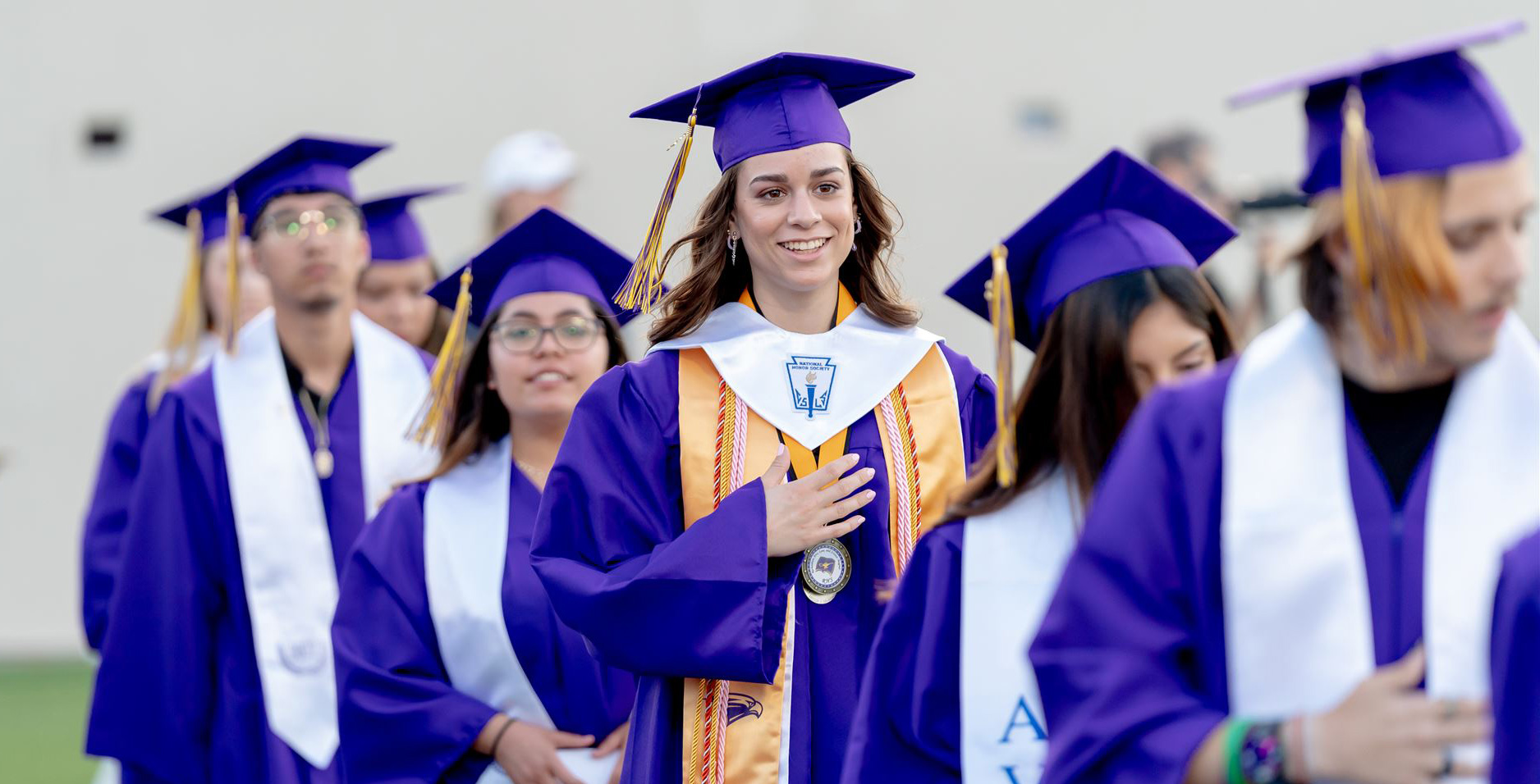 RISD students at graduation ceremony