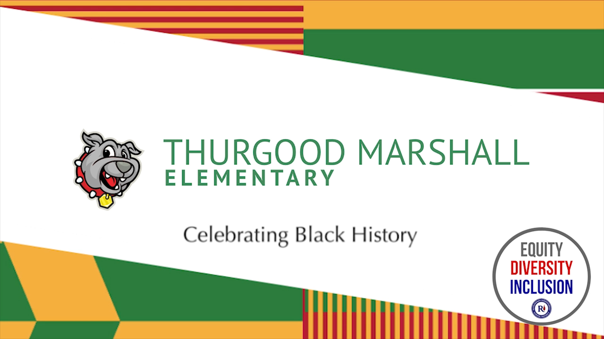 Thurgood Marshall Elementary Celebrating Black History Month