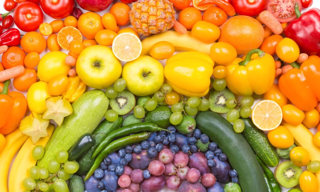 Fruits and vegetables