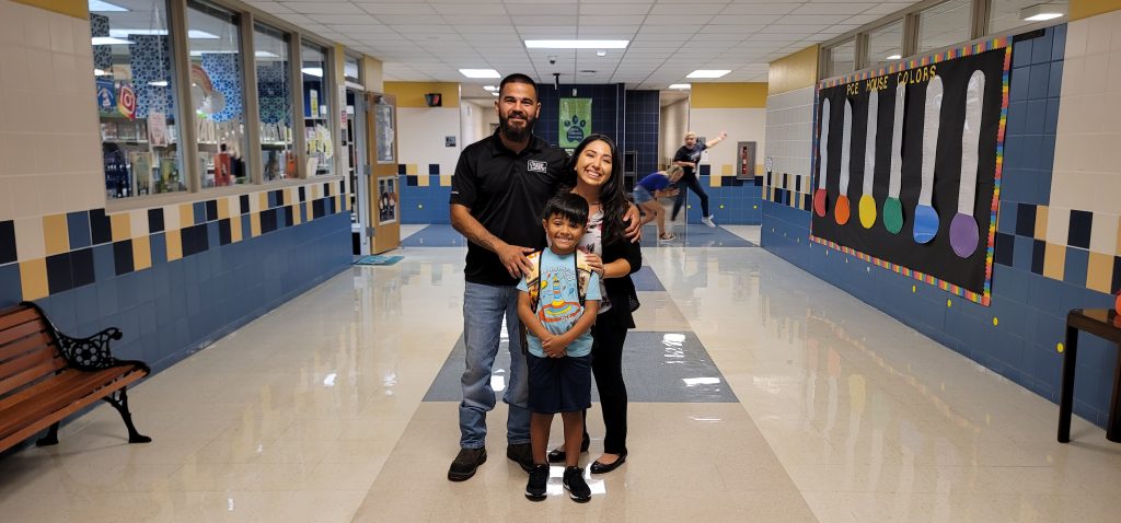 first day of school parents and students