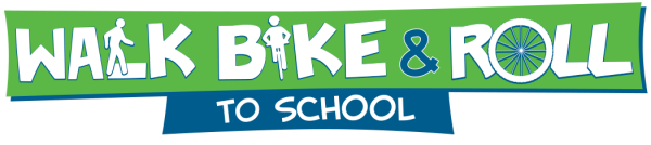 walk and bike to school logo