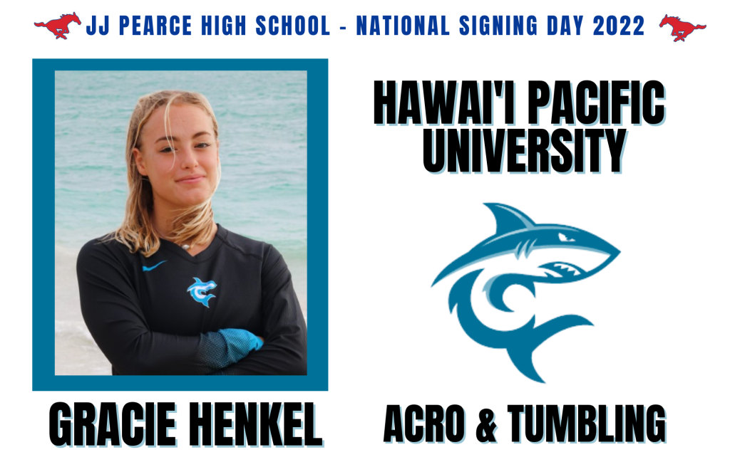 Gracie Henkel, acro & tumbling, Hawai'i Pacific University