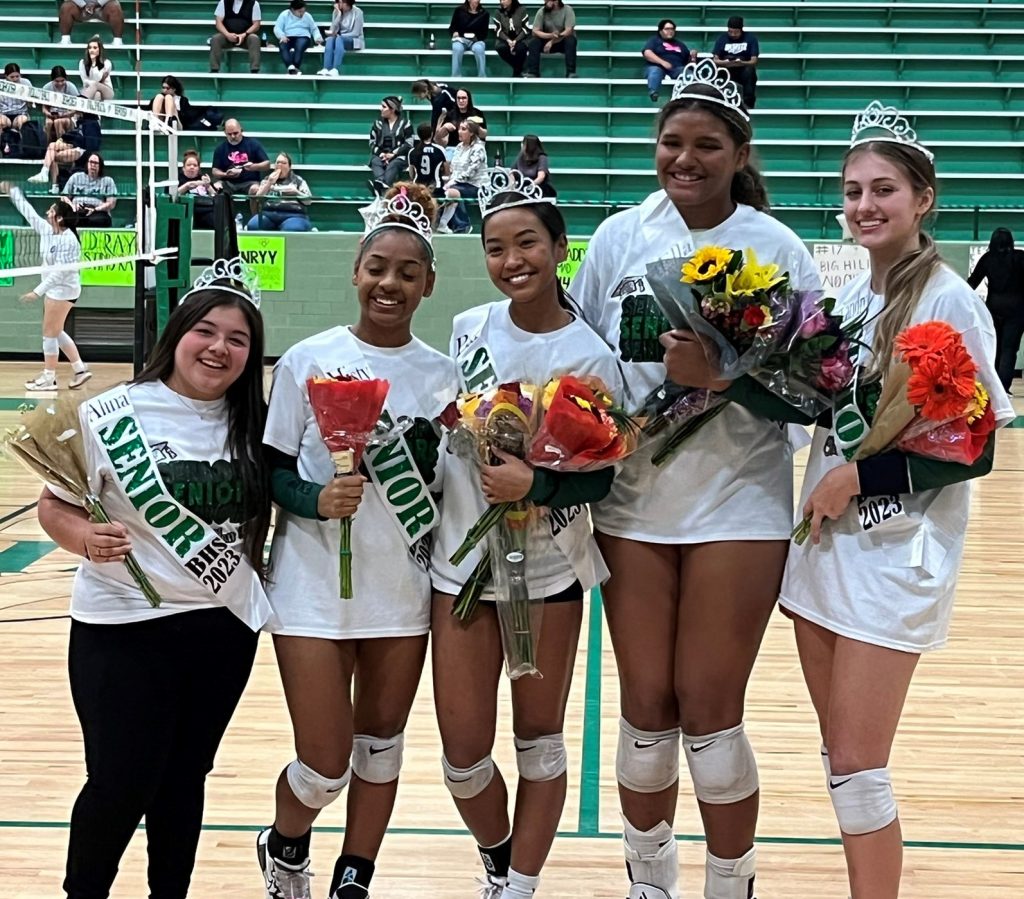 berkner vball senior night