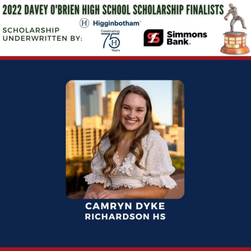 Camyrn Dyke of Richardson High School