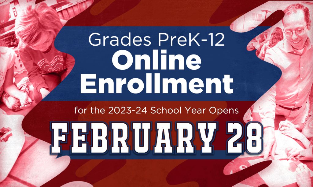 online enrollment open february 2