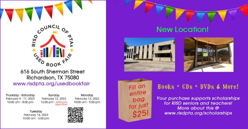 used book fair flyer