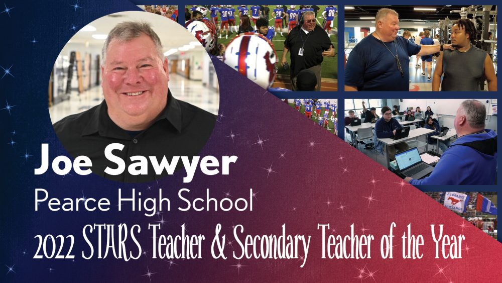 Celebrating 2022 STARS – Joe Sawyer, SecondaryTeacher of the Year