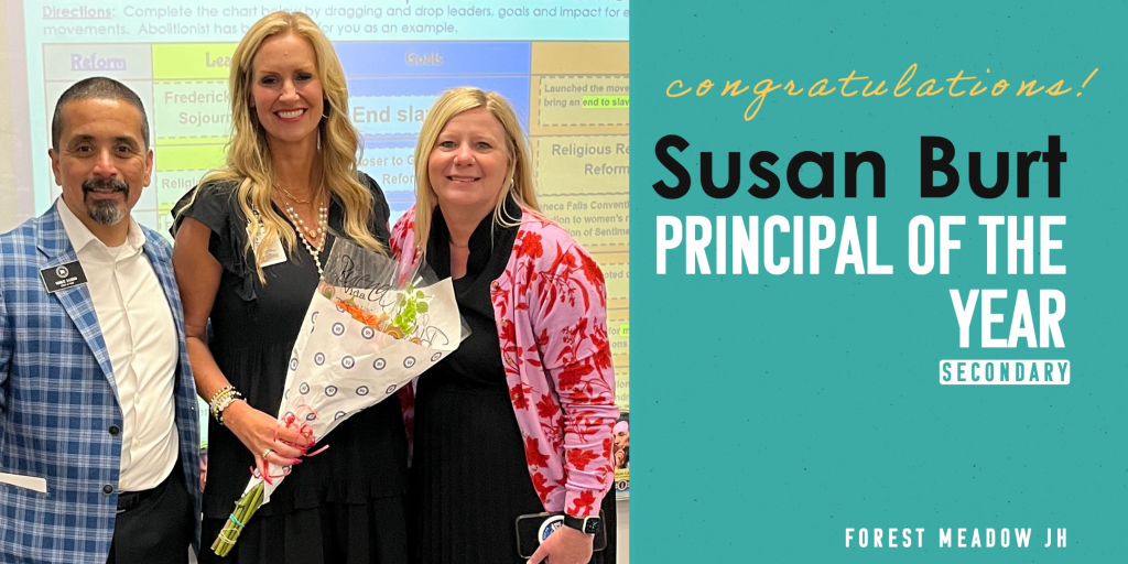 Susan Burt, Secondary Principal of the Year
