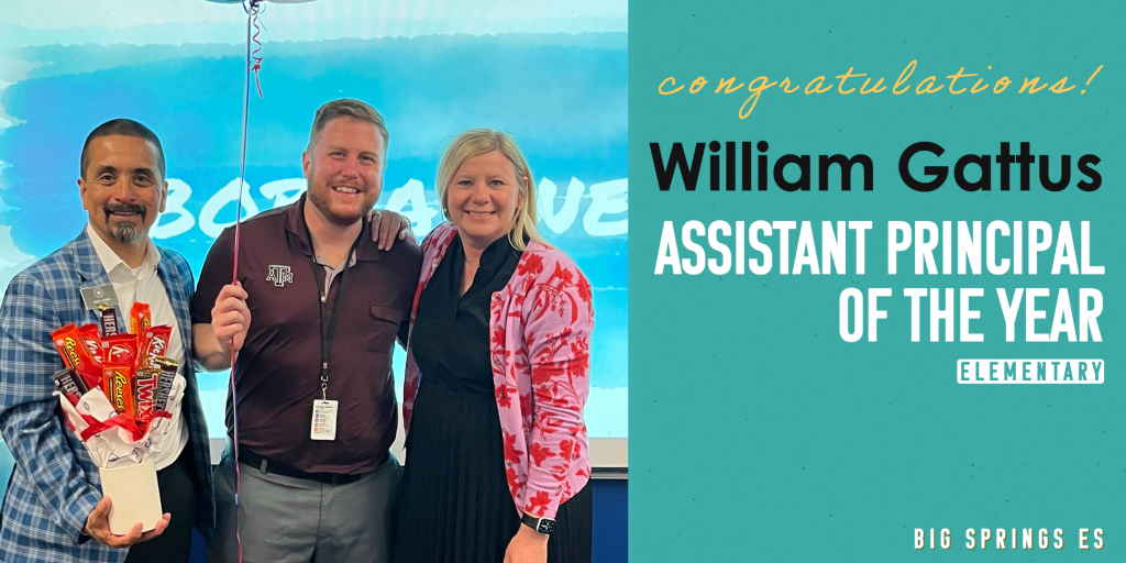 william gattus elementary assistant Principal of the Year