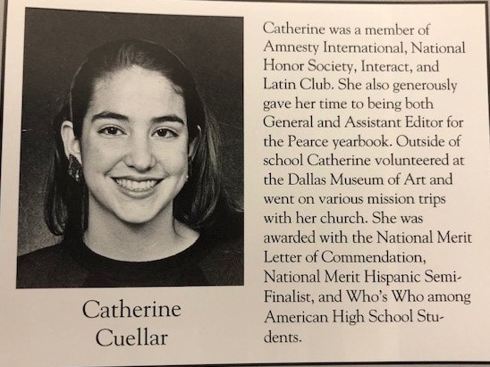 catherine cuellar yearbook photo