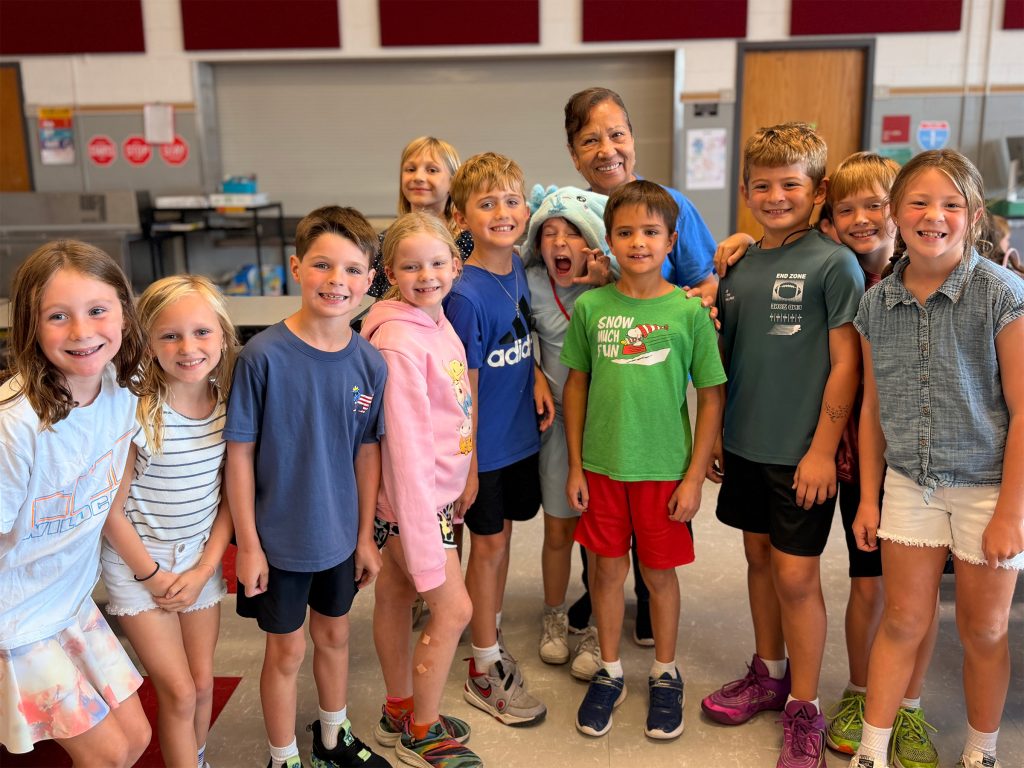 Ms Aldrete with Students