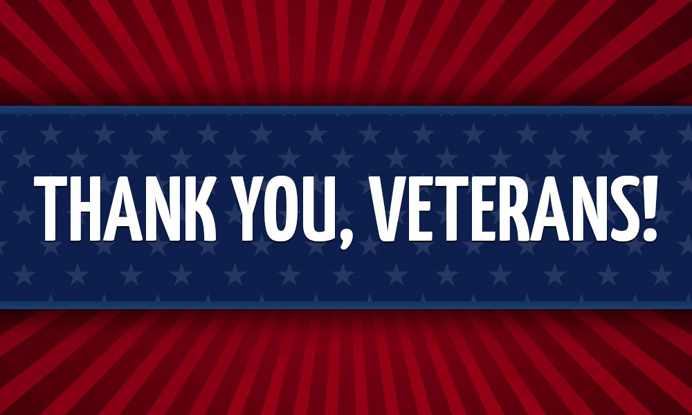 Thank you, Veterans!
