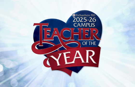 Richardson ISD 2025-26 Campus Teacher of the Year Logo