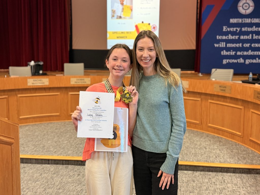 Prairie Creek Student with Parent