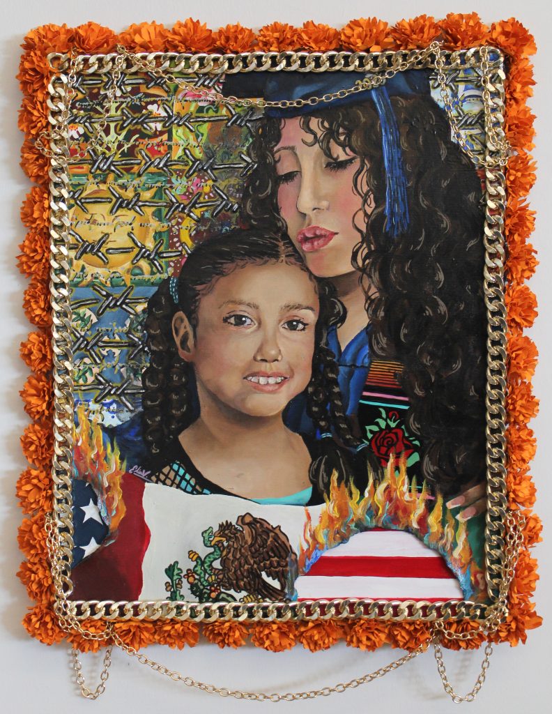 Mixed Media Artwork - Elia Villasenor -JJ Pearce HS