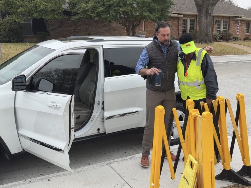 Man hugging ms. crawford
