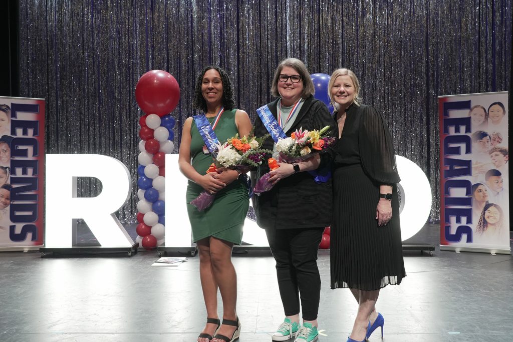2026 District Teachers of the Year with Superintendent