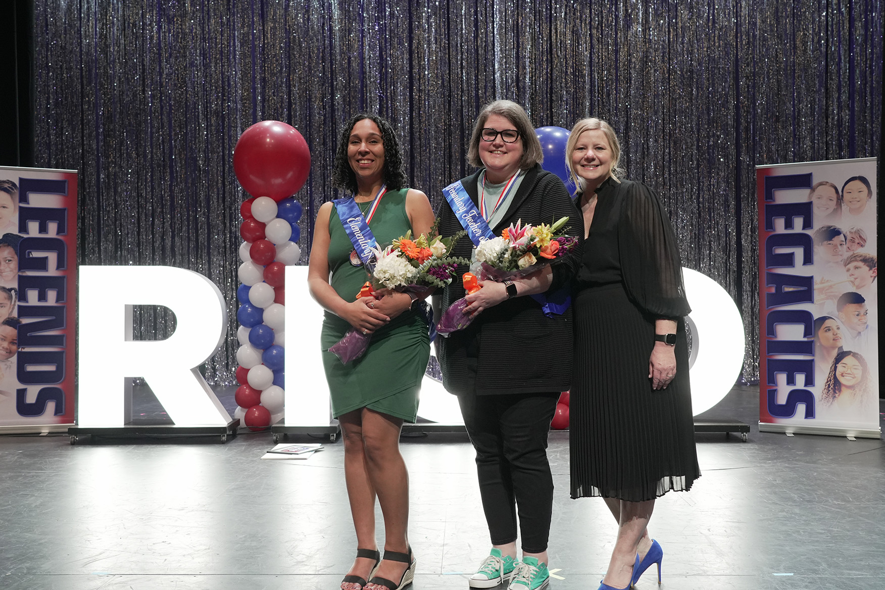 2026 District Teachers of the Year with Superintendent