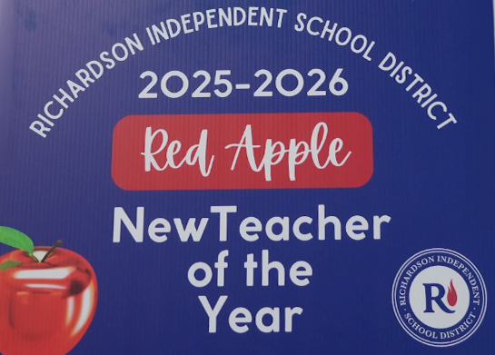 RICHARDSON ISD 2025-2026 Red Apple New Teacher of the Year