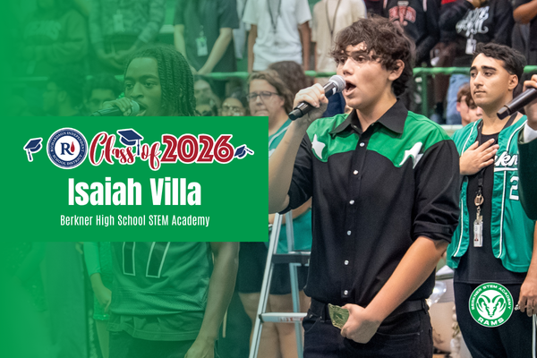 Isaiah Villa - RISD Class of 2026 - Berkner High School STEM Academy