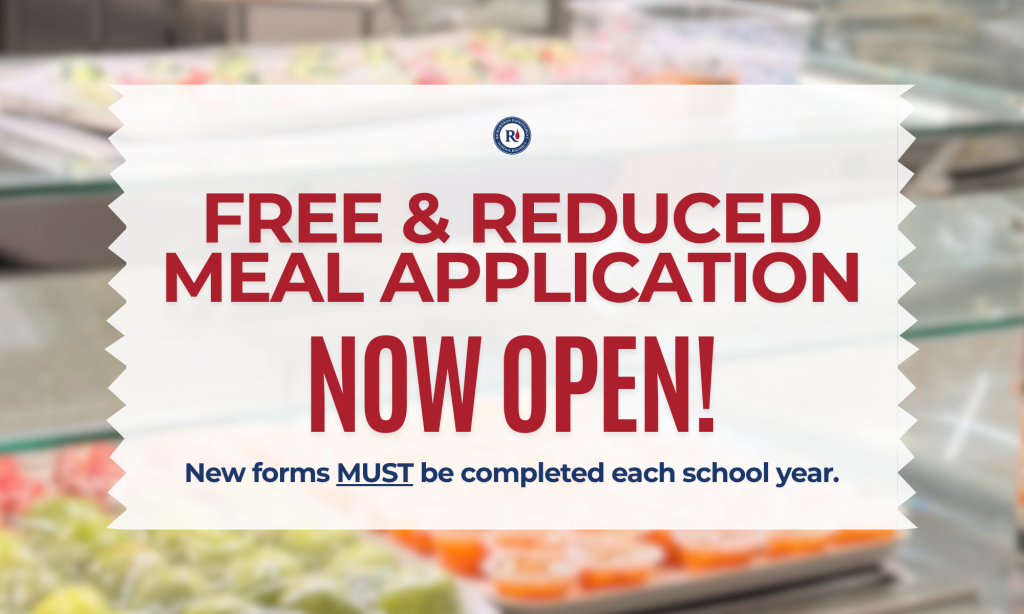 Free and Reduced Meal Application Now Open-Cover