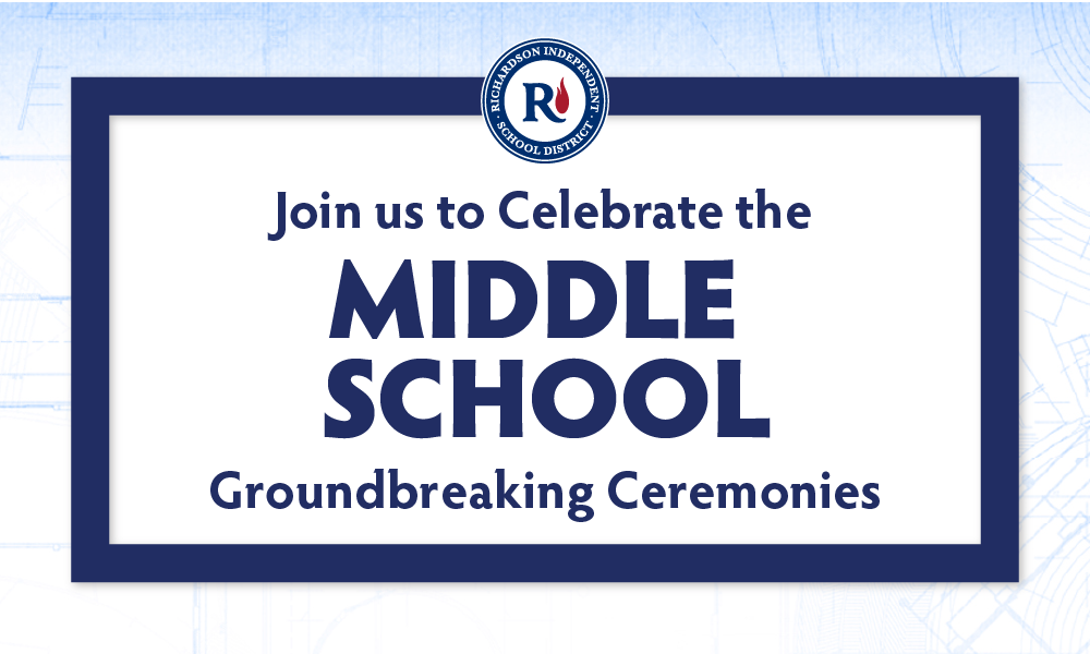 Join us to celebrate the Middle School Groundbreaking Ceremonies
