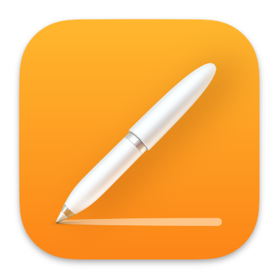 Pen orange icon